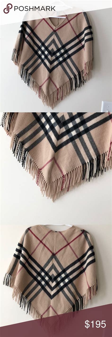 burberry poncho red|how to authentic Burberry poncho.